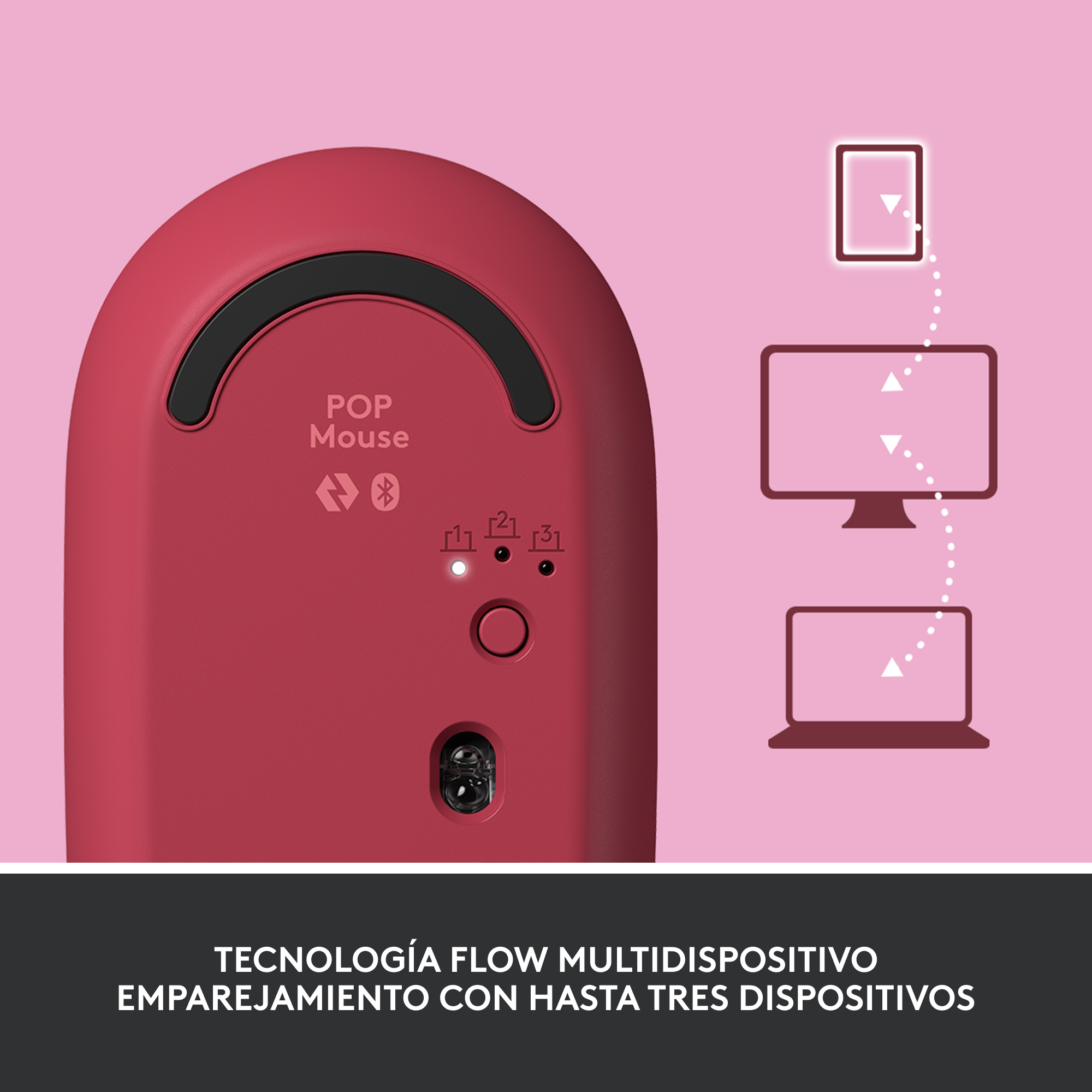 Mouse Bluetooth Logitech Pop Heartbreaker - Imagen 2