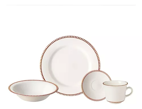 Vajilla Corona Ariana 4 puestos 16 piezas