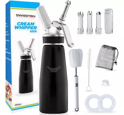 Dispensador Crema Chantilly 500 Ml Alumino Grado Profesional