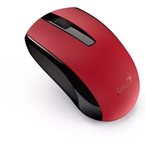 Mouse Inalámbrico Ecologico Recargable Genius Eco-8100 Rojo