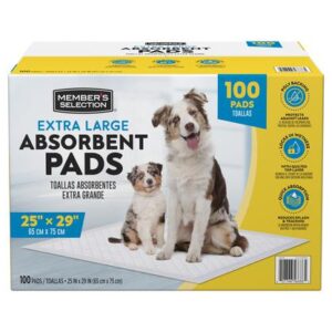 Tapete Absorbente Entrenador Perros Member's Selection 100 U