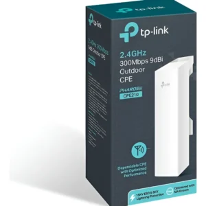 Tp-link, Access Point Para Exteriores 2.4ghz 300mbps, Cpe210 Color Blanco