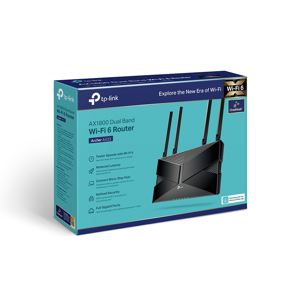 Router Tp-link Gigabit Wifi 6 Dual Band Ax1800 Archer Ax23 - Imagen 3
