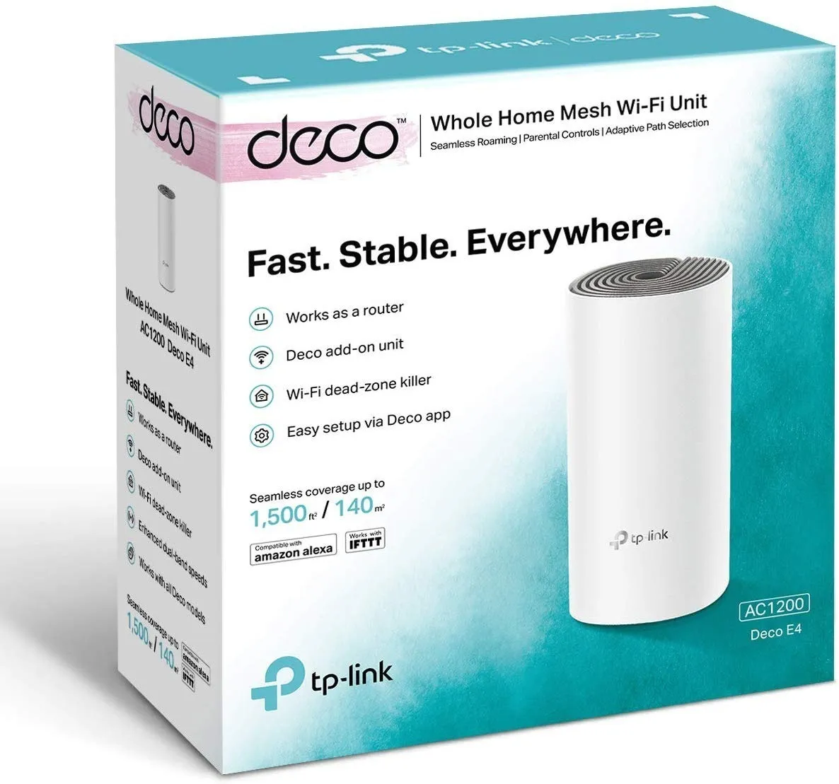 Tp-link Sistema Wifi Mesh Para Hogar Deco E4 (1-pack) Ac1200 - Imagen 3