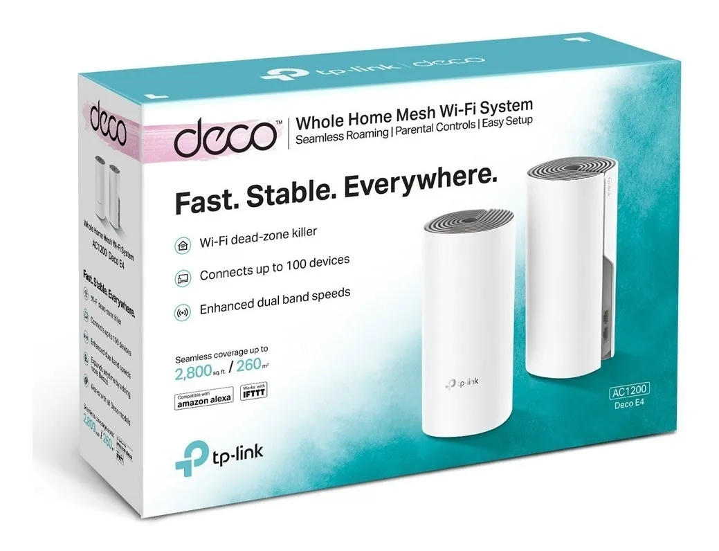 Tp-link Sistema Wifi Mesh Para Hogar Deco E4 (2-pack) Ac1200 - Imagen 3