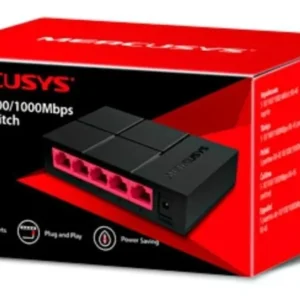 Mercusys Ms105g, Switch De Escritorio 5 Puertos Gigabit