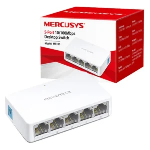 Mercusys Ms105, Switch De Escritorio De 5 Puertos 10/100mbps