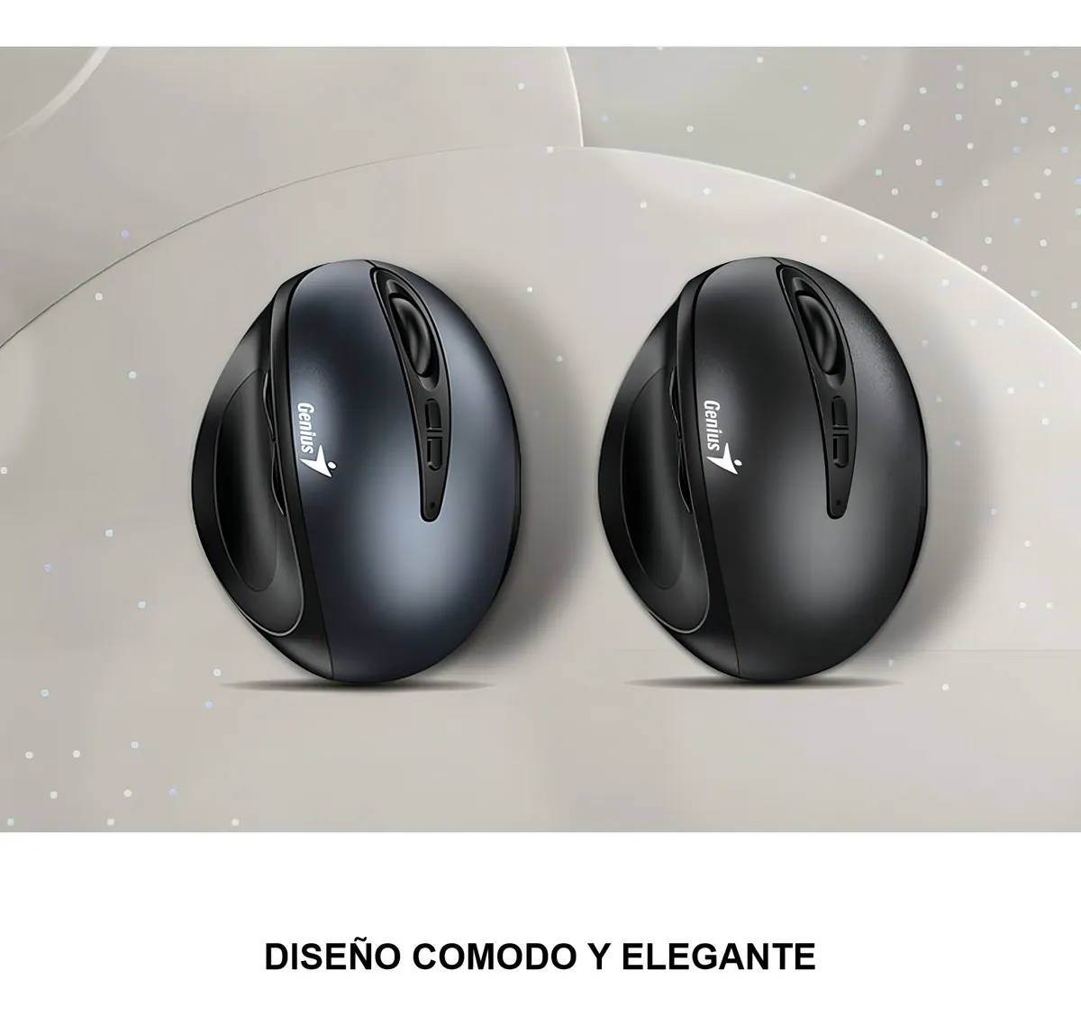 Mouse Genius Ergo 8300s Inalámbrico Vertical 7-botones Negro - Imagen 4