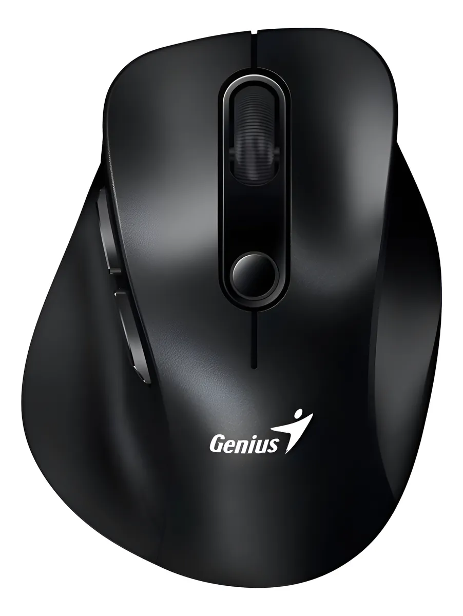 Mouse Genius Ergonómico Inalámbrico Bluetooth Ergo 9000s Negro