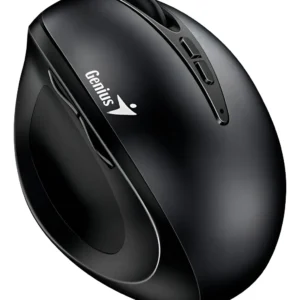 Mouse Genius Ergo 8300s Inalámbrico Vertical 7-botones Negro