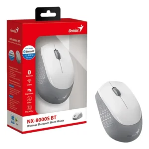 Mouse Genius inalámbrico Bluetooth Nx-8000s Bt Blanco
