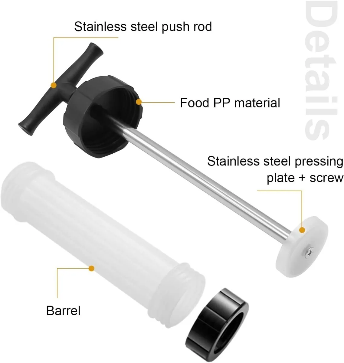 Maquina Manual Embutidos Salchichas Longaniza Chorizo Plastico - Imagen 3