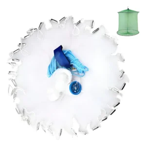 Atarraya Americana Nueva Nylon 1.20m De Radio 2.40m Diametro