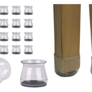 Protector Pata Silla En Silicona Redondo Con Fieltro X 8 Unidades