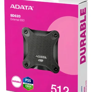 Disco Solido Ssd Externo 512gb Adata Sd620 Negro