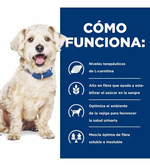 Alimento Hill's Prescription Diet Multi-benefit W/d Para Perro Adulto Todos Los Tamaños Sabor Pollo De 3.85 Kg - Imagen 3