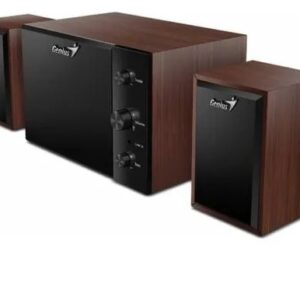 Parlante Genius Sw-2.1 350 Madera Color Marrón 15 W