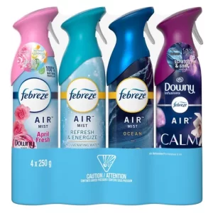 Ambientador Para Carro Febreze 4 Unidades 250 G / 8.8 Oz