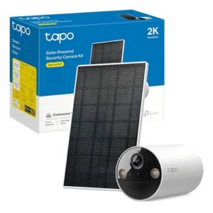 Kit Cámara Wi-fi Tp-link Tapo C410 2k Batería + Panel Solar Color Blanco