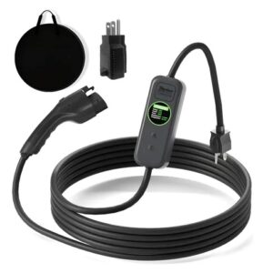 Cargador Portatil Nivel 1 Y 2 Carro Eléctrico 16a 110-240 V