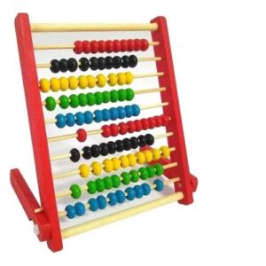 Abaco Didáctico Para Aprender Niños En Madera 17x26cm