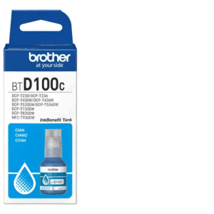 Botella De Tinta Brother Btd100c Cyan Ultra Yield
