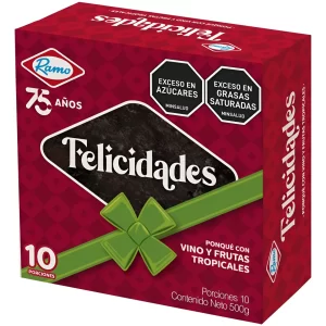 Ponqué Ramo Con Vino Y Frutas Tropicales 500 G