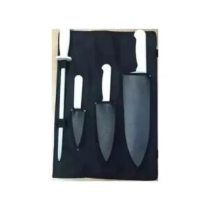 Cuchillos Tramontina Para Chef +chaira 8 Pulg Venezia Negro/blanco