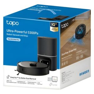 Tp-link Tapo Rv30 Max Plus, Aspiradora Robot Smart Con Base Negro