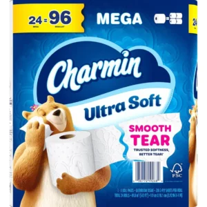 Charmin Papel Higiénico Ultra Suave 24 Rollos / 208 Hojas