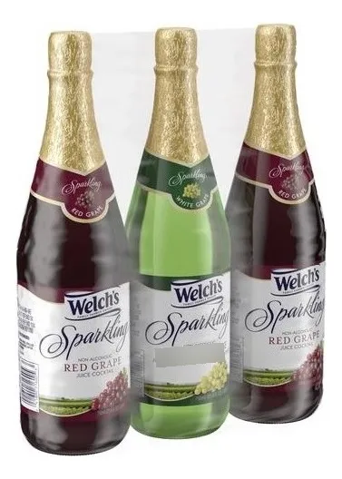 Welch's Jugo Uva Espumante 3 Unid / 750 - Ml A