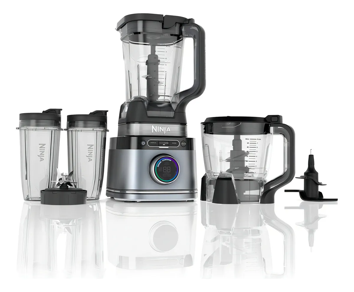 Licuadora Ninja Tb400 Detect Sistema De Cocina + Procesador Negro 110v
