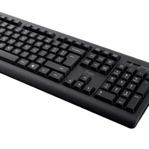Combo Teclado Y Mouse Trust Primo Inalambrico Negro 25433 Negro Negro