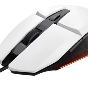 Mouse Trust Gxt 109 Felox Gamer Alambrico Blanco