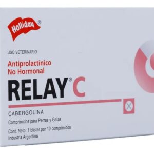 Relay C Antiprolactino Cabergolina Perras Gatas 10 Tabletas