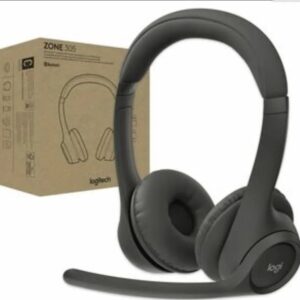 Diadema Logitech Zone 305 Con 2 Microfonos Bt Inalámbrico Negro