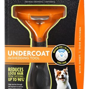 Furminator Deslanador Med -23k P Largo Quita 99% Pelo Suelto Naranja