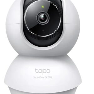 Cámara De Seguridad TAPO C230 Interior, 3k-5mp, Tapo, Inteligente 360 Blanco