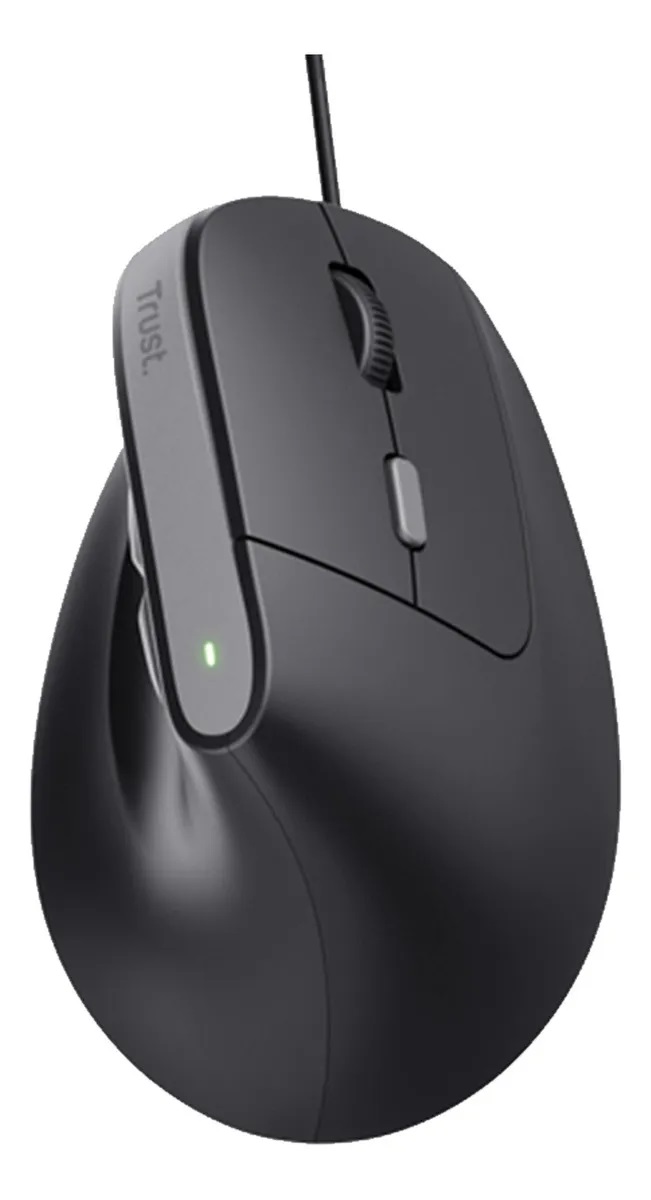 Mouse Ergonómico Trust Bayo Ii Alambrico Usb Negro Negro - Imagen 4