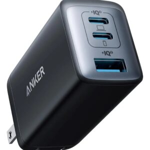 Cargador 2 Usb-c Y 1 Usb A 3.0 65w Anker 735 Powerport Iii Plateado