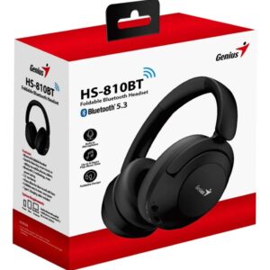 Diadema Con Micronfo Genius Bluetooth 5.3 Hs-810bt Negro