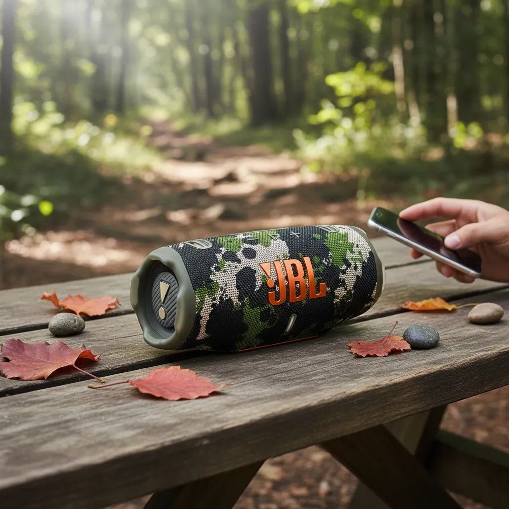 Parlante Jbl Charge 6 Bluetooth 5.4 Ip68 - Camuflado Verde Oscuro 5v - Imagen 2