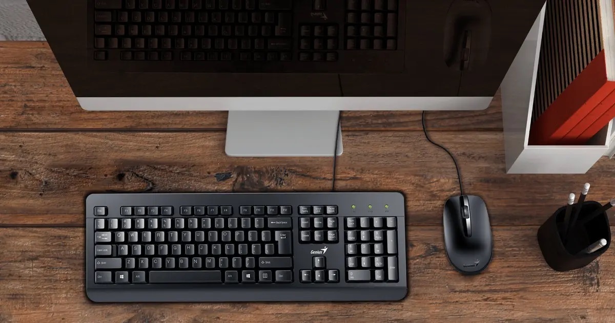 Kit De Teclado Y Mouse Alámbrico Genius Km-160 Ingles - Imagen 4