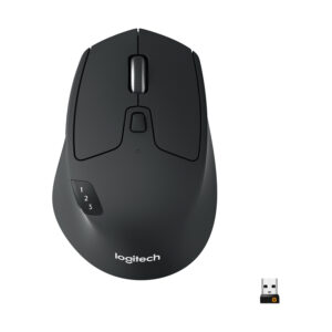 Mouse Inalámbrico Logitech Triathlon M720 Negro