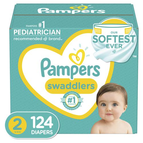 Pañales Pampers Swaddlers Talla 2 / 124 Unidades