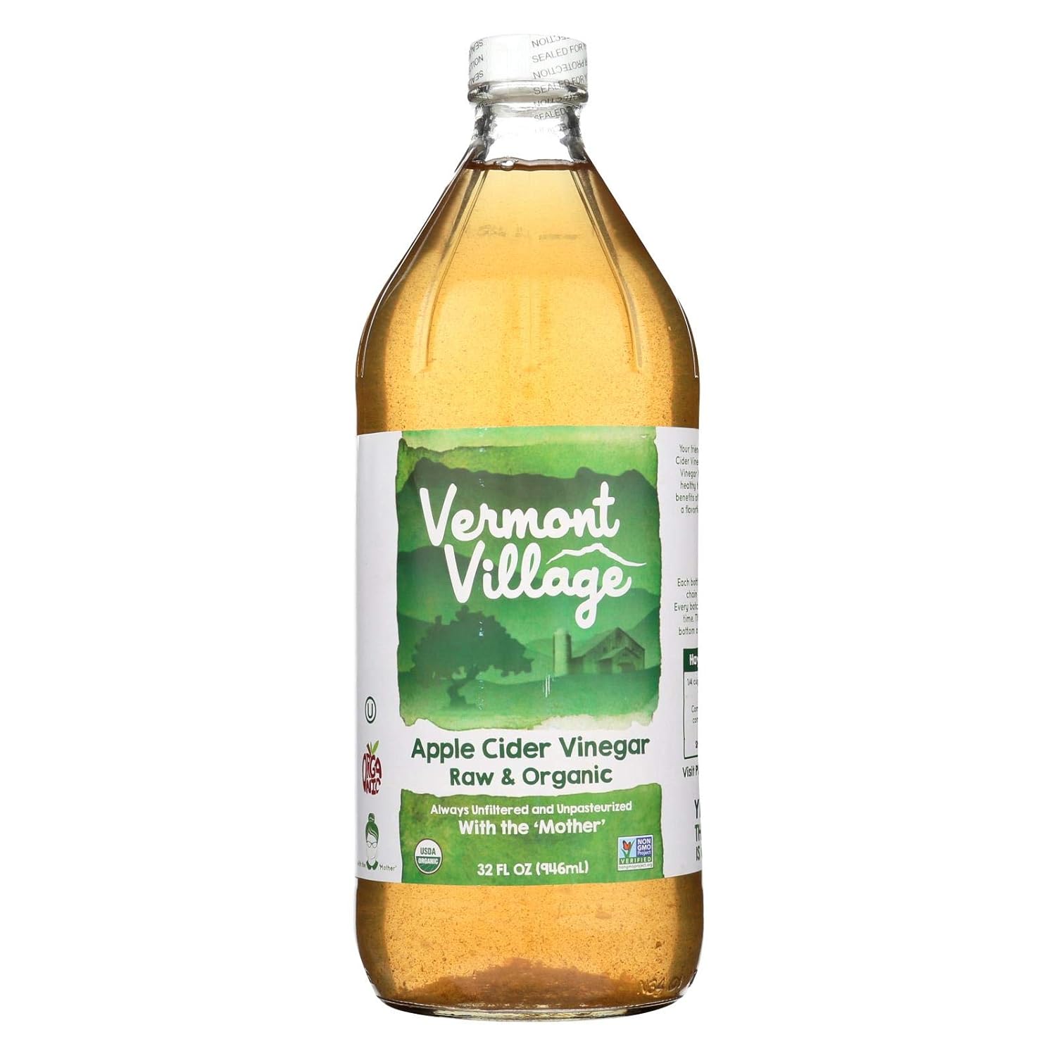 Vinagre de Sidra de Manzana Orgánico 907 ML Vermont Village