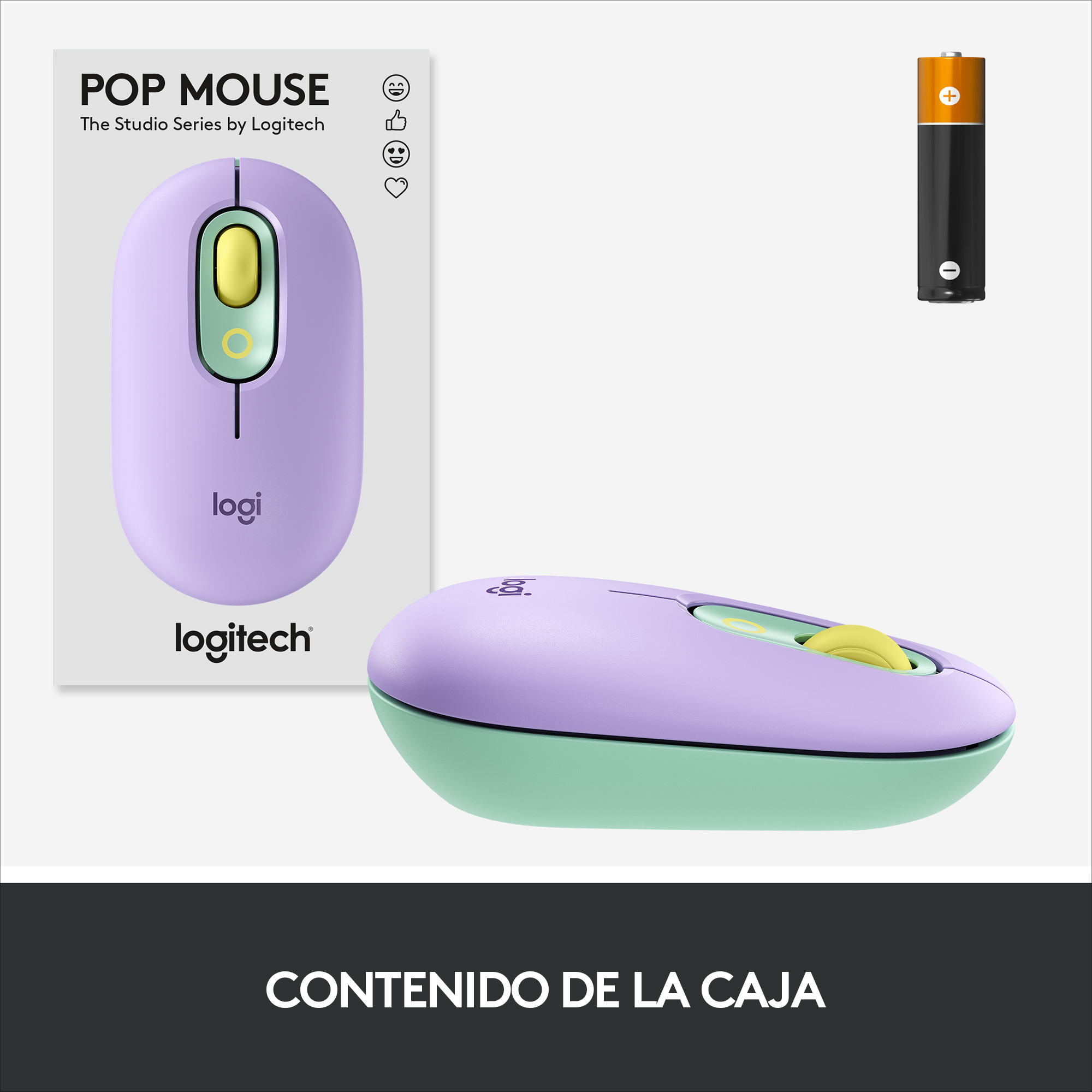 Mouse Bluetooth Logitech Pop Daydream - Imagen 4