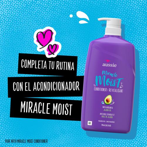 Aussie Acondicionador Miracle Moist Sin Parabenos 778 ml / 26.3 oz - Imagen 3