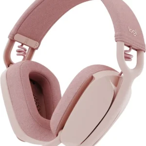 Diadema Logitech Zone Vibe 100 Profesional Bluetooth Rosa