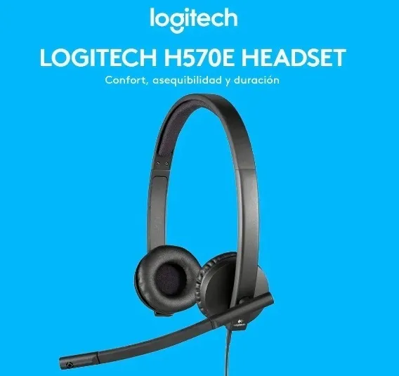 Logitech H570e Estéreo, Diadema Usb Con Comodidad Y Duración - Imagen 2